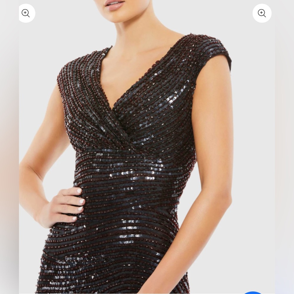 Mac Duggal Elegant Dark Brown Sequin Evening Gown
NWT Size 12 - Picture 3 of 5